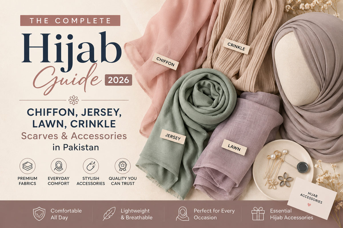 Chiffon, Jersey, Lawn & Crinkle Scarves