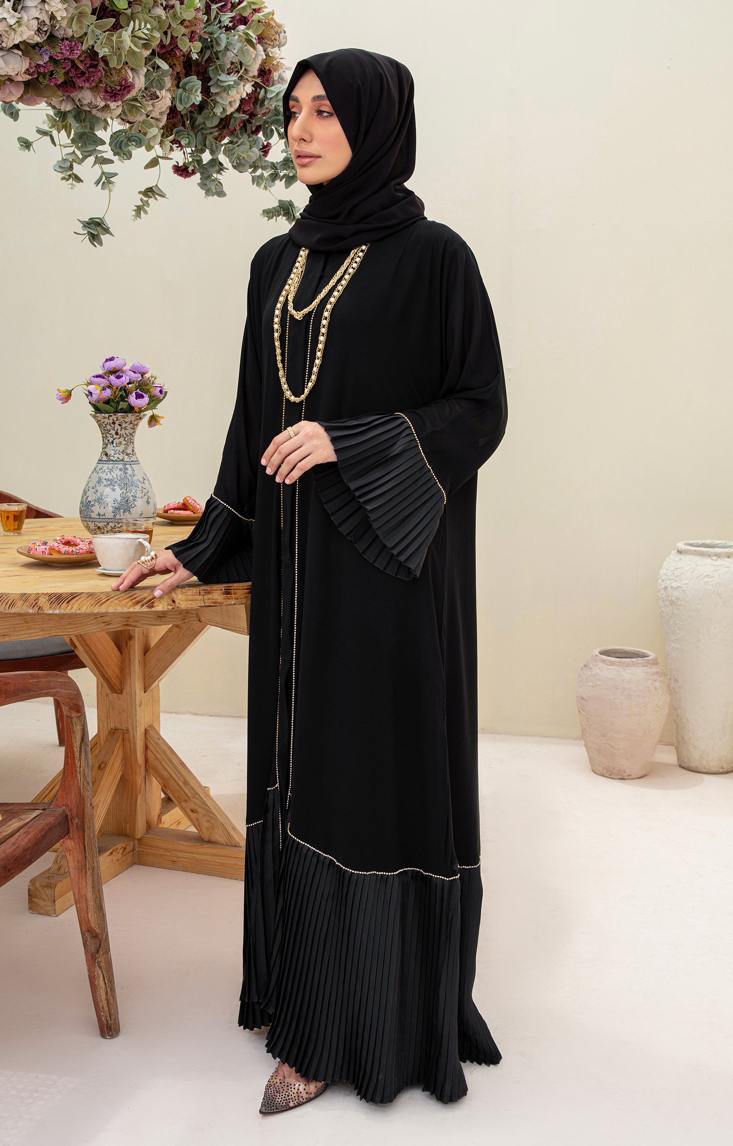 ELMIRA FRONT OPEN ABAYA