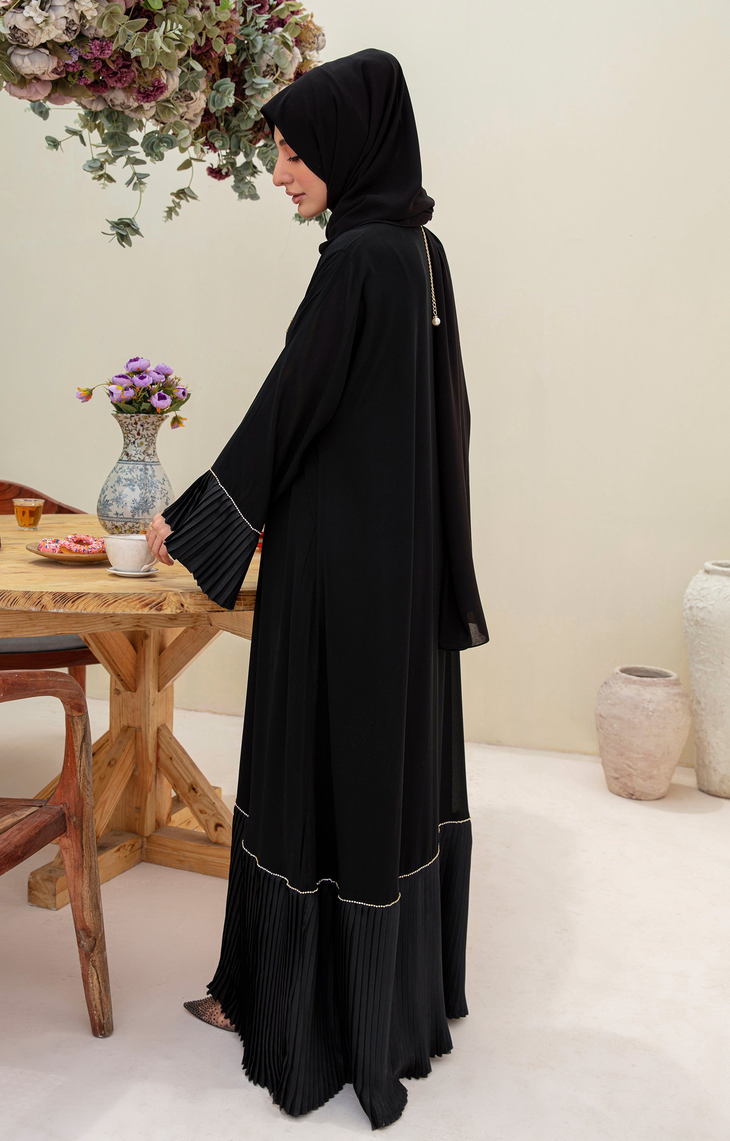 ELMIRA FRONT OPEN ABAYA