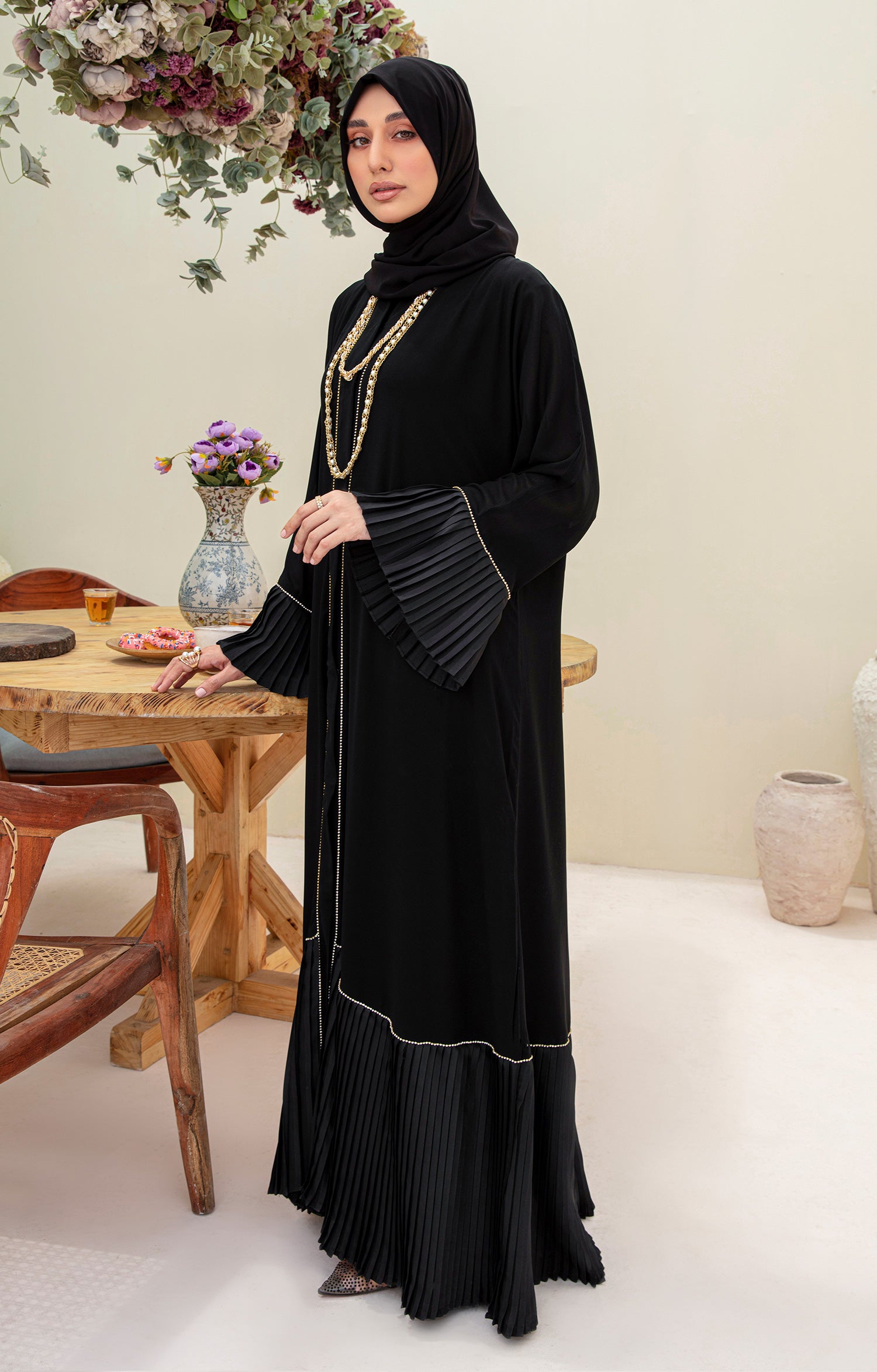 ELMIRA FRONT OPEN ABAYA
