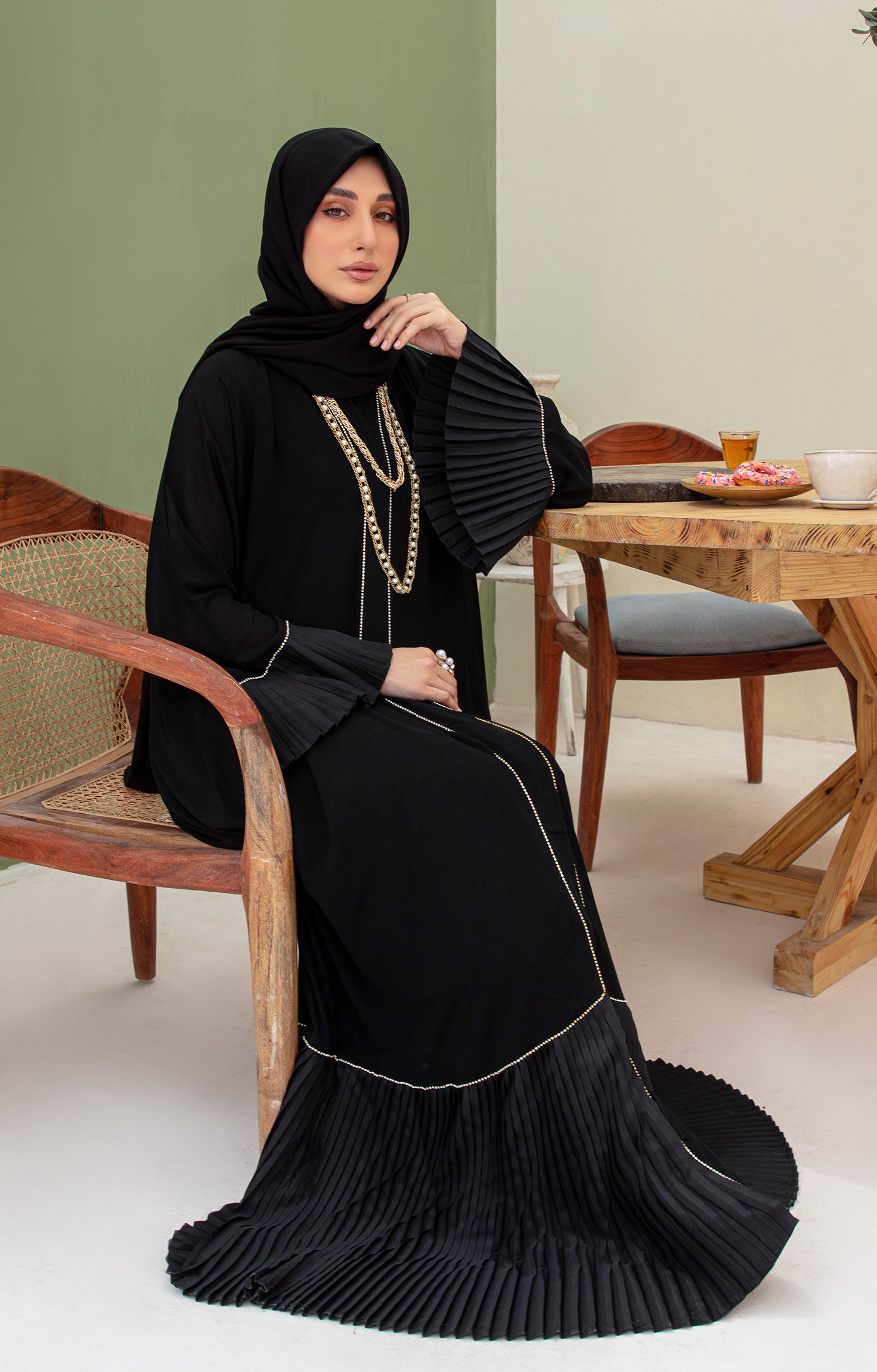 ELMIRA FRONT OPEN ABAYA