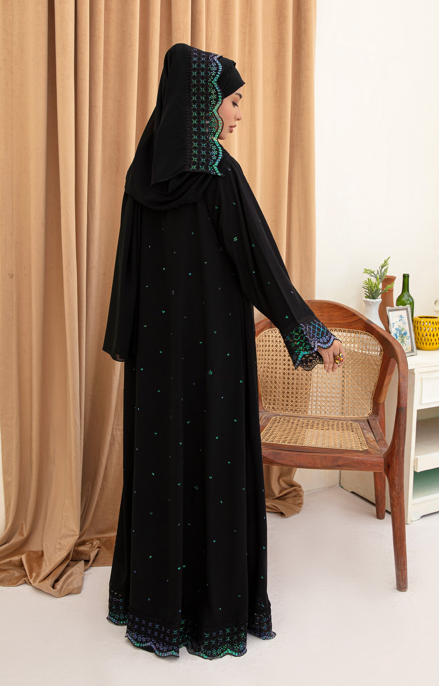 ALARA BLACK MODEST WEAR ABAYA
