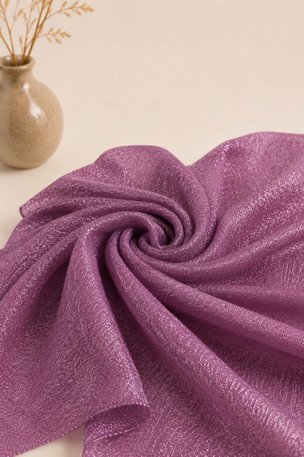 Moon Light Hijab - Dark Pink