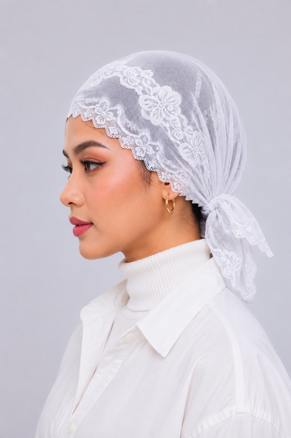 Net Underscarf - Blush