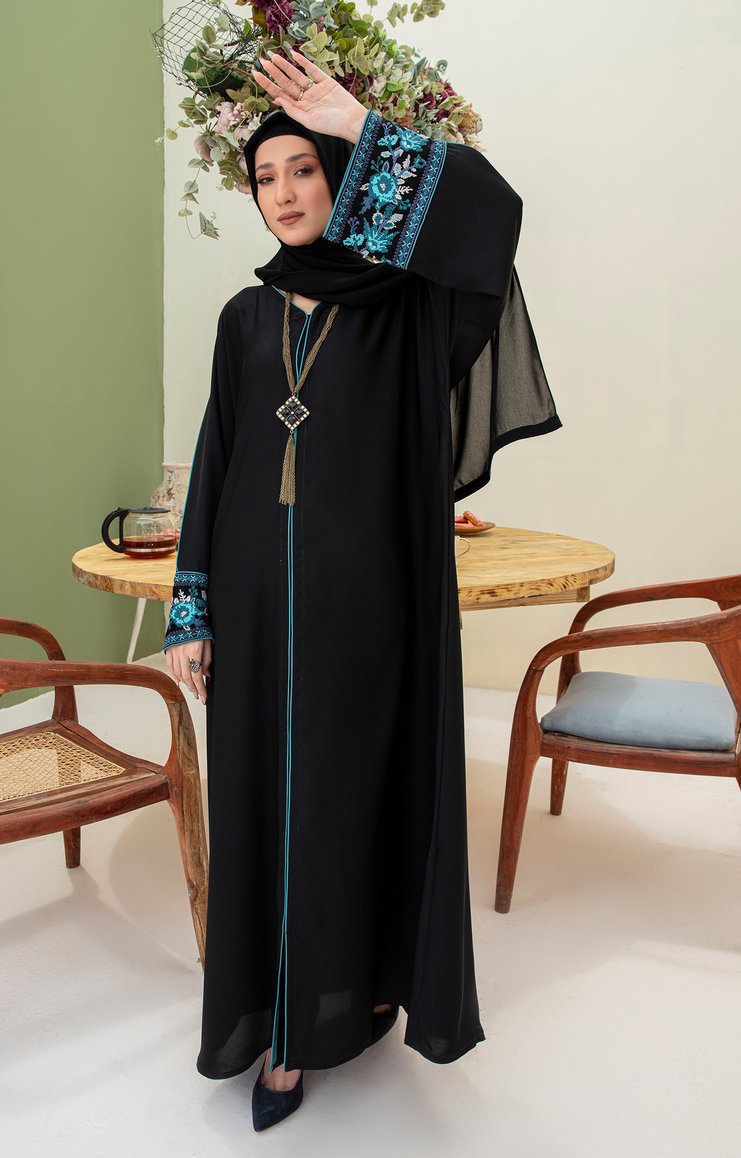 EMILIA EMBRIODERED ABAYA