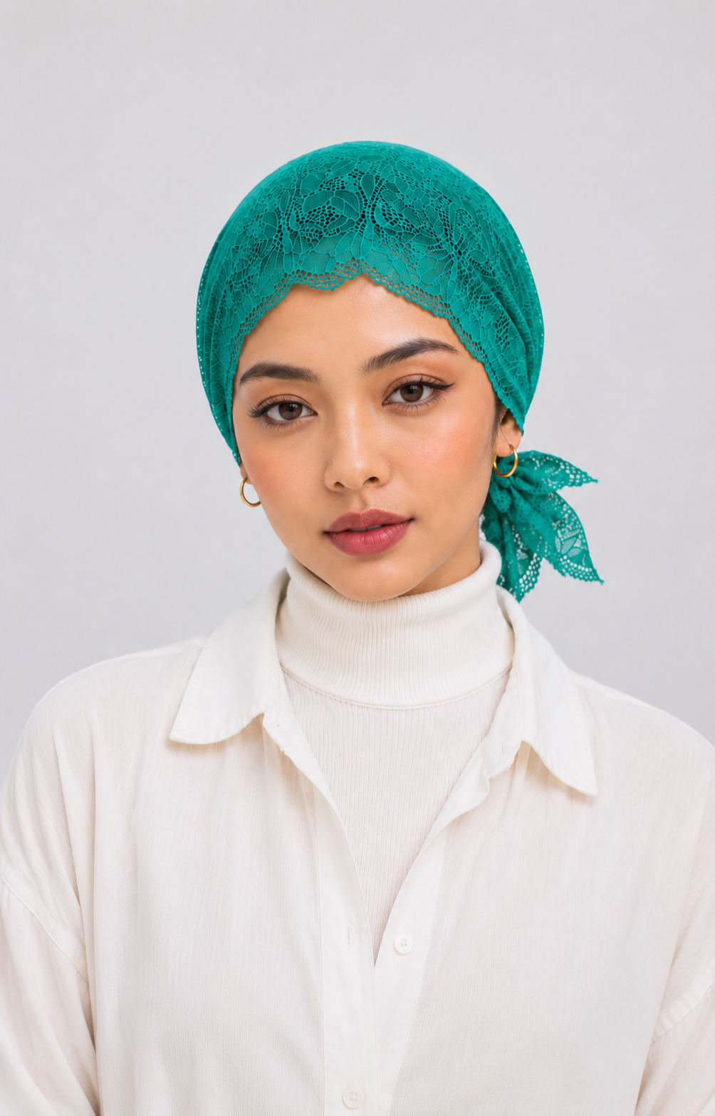Net Underscarf - Turquoise