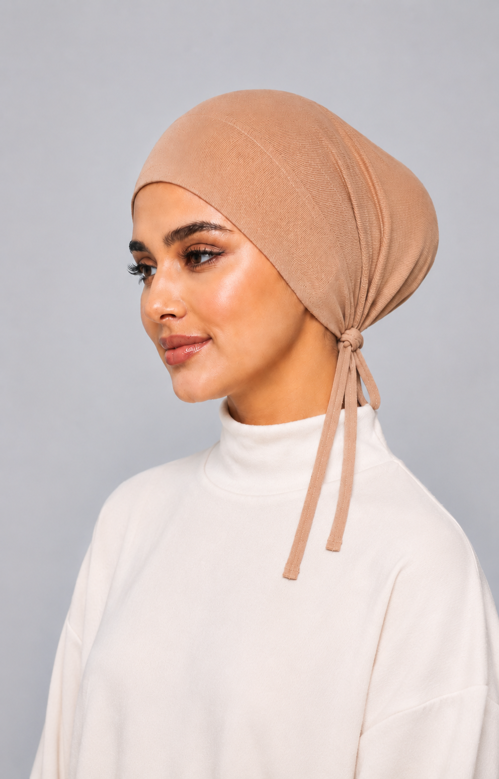 Classic Jersey Underscarf - Beige