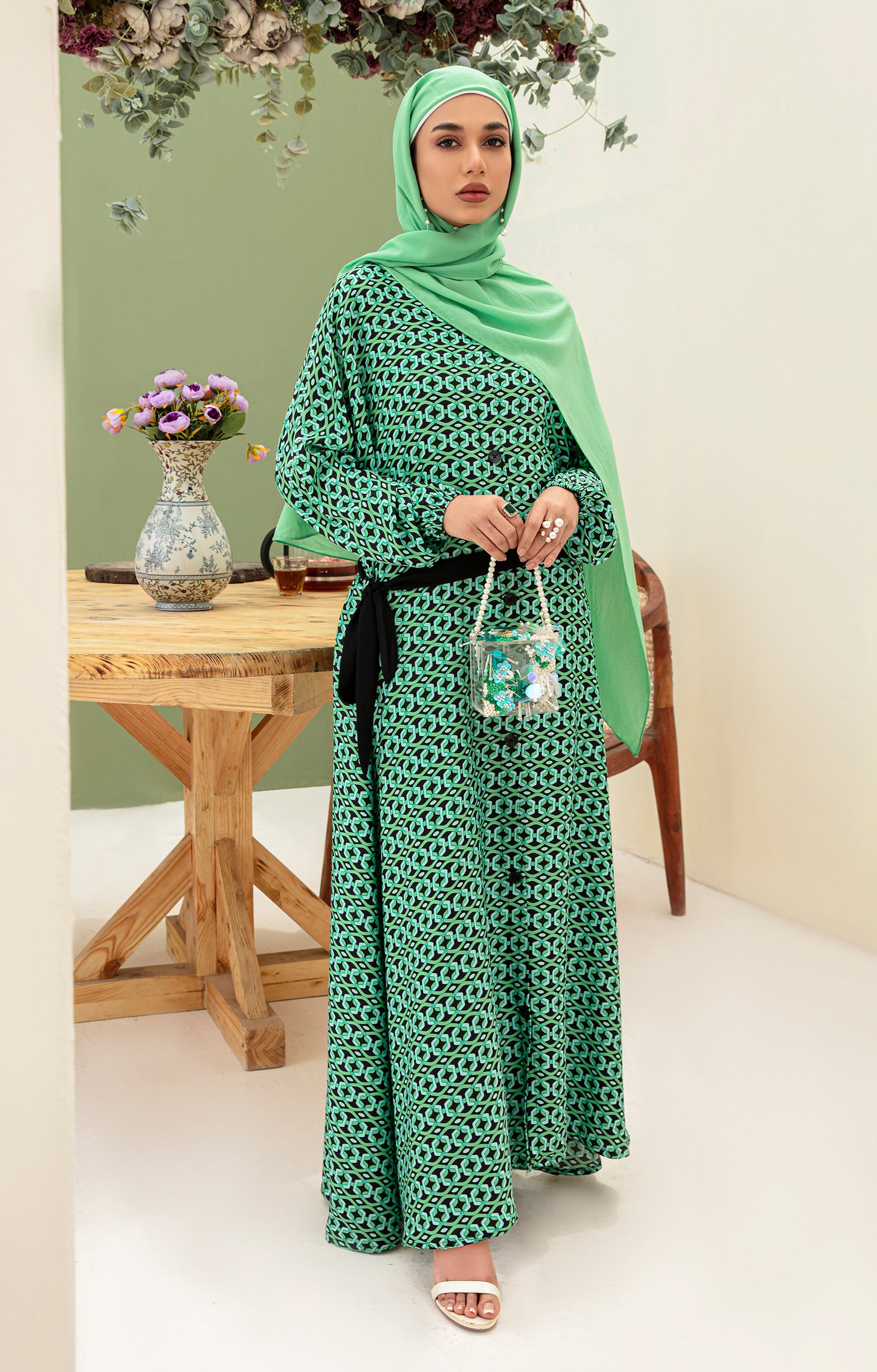 FAHA GREEN MODEST WEAR