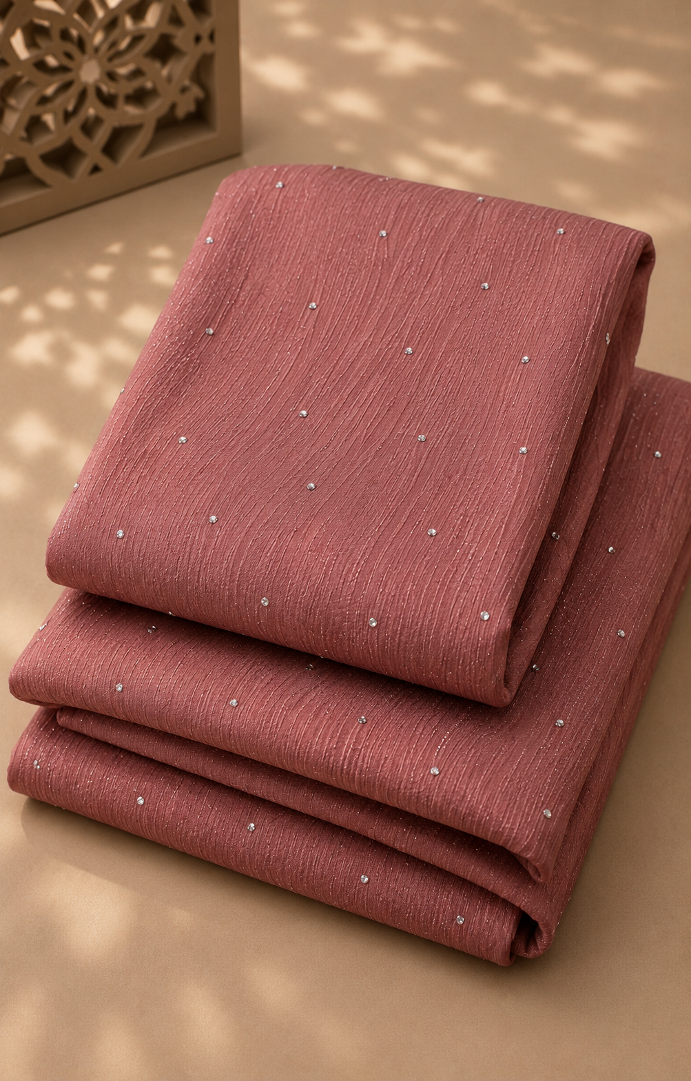 Crinkle Hijab - Dusty Pink