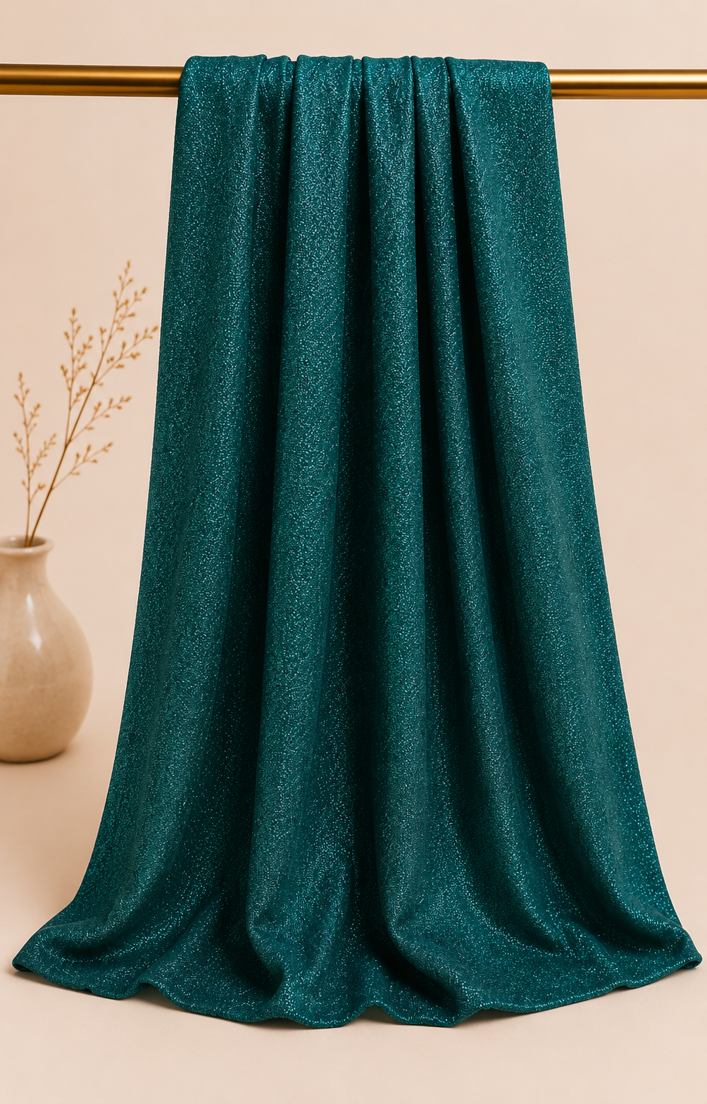 Moon Light Hijab - Teal Green