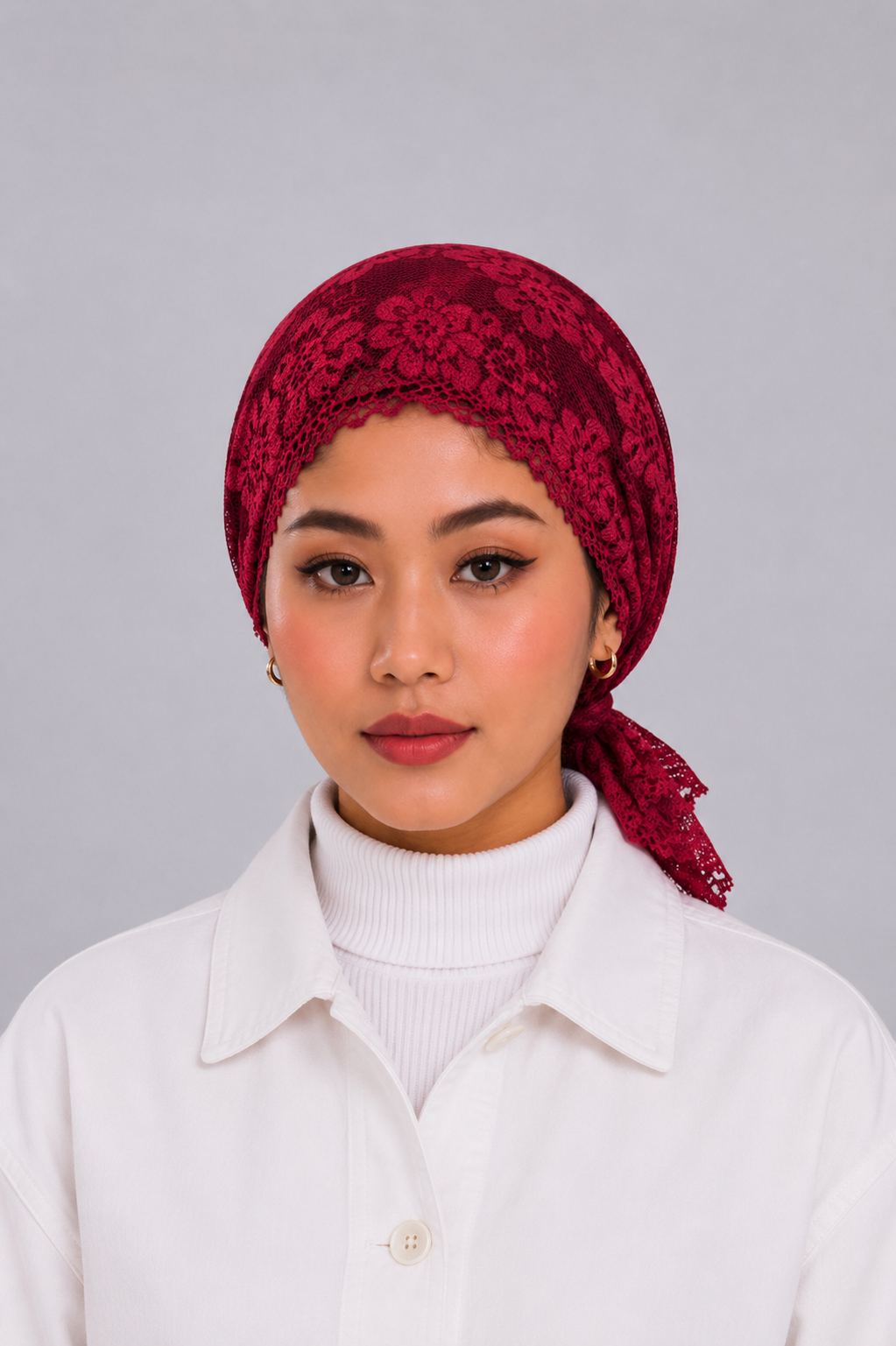 Net Underscarf - Mehroon