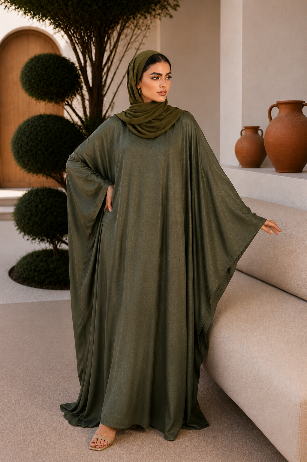 Freya Olive Cape