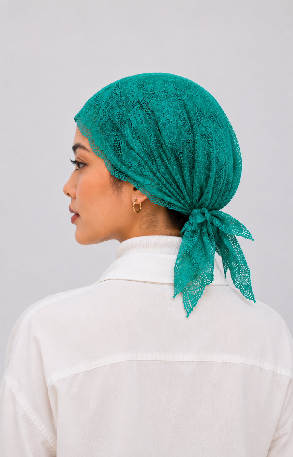 Net Underscarf - Turquoise