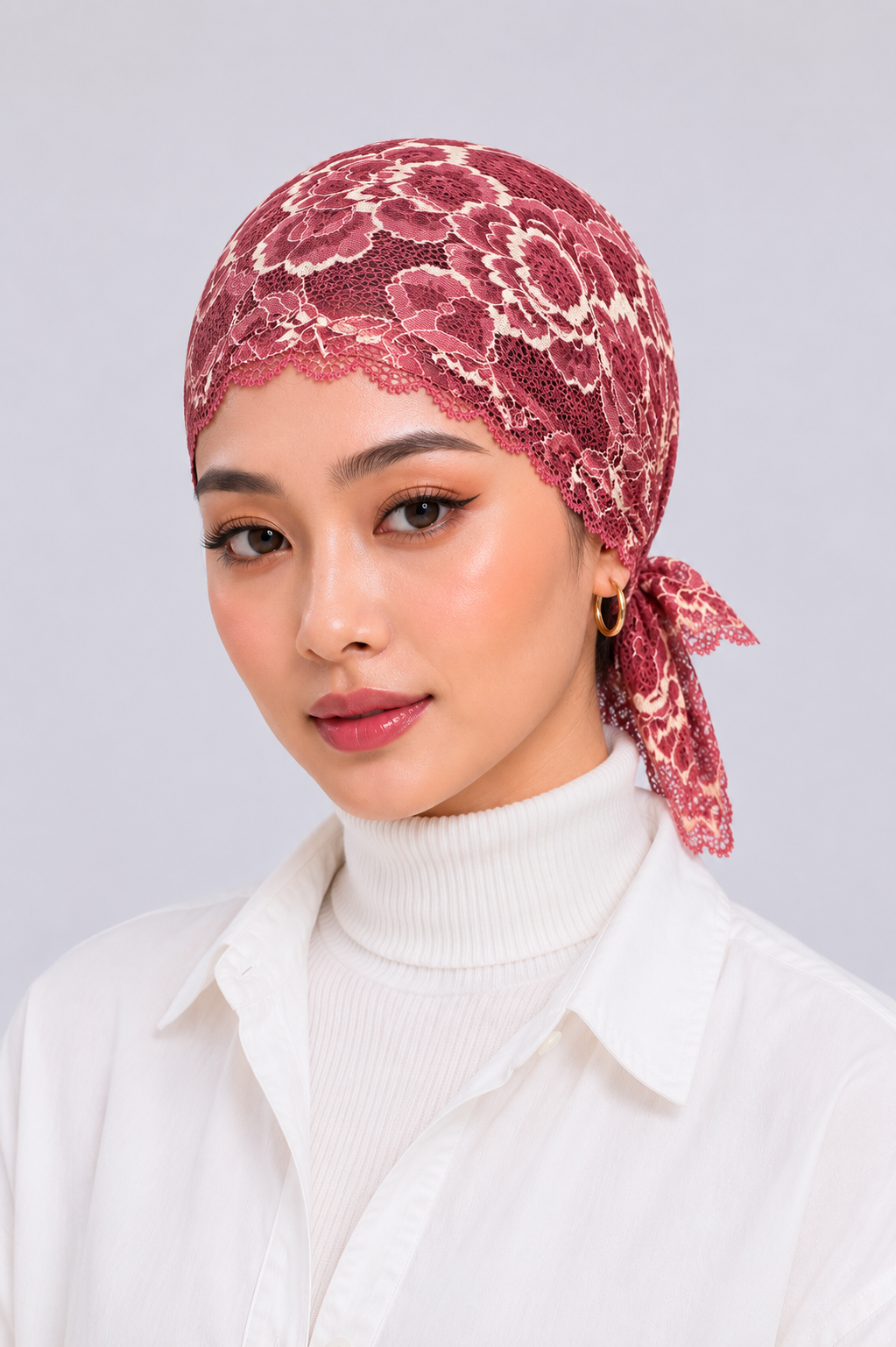Net Underscarf - Claret