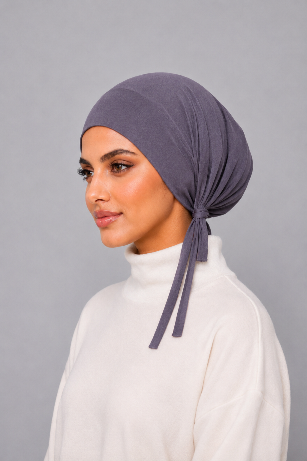 Classic Jersey Underscarf - Violet