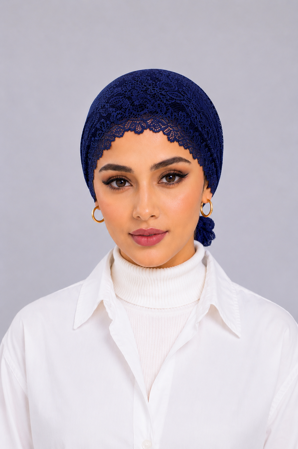 Net Underscarf - Navy