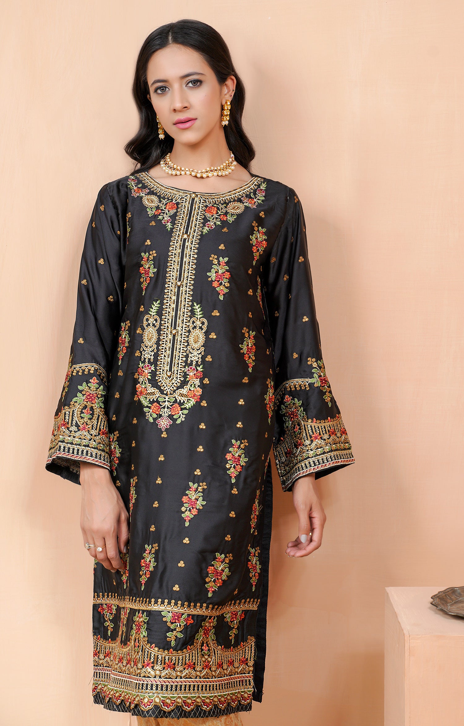 BLACK ARCH - EMBROIDERED SHIRT