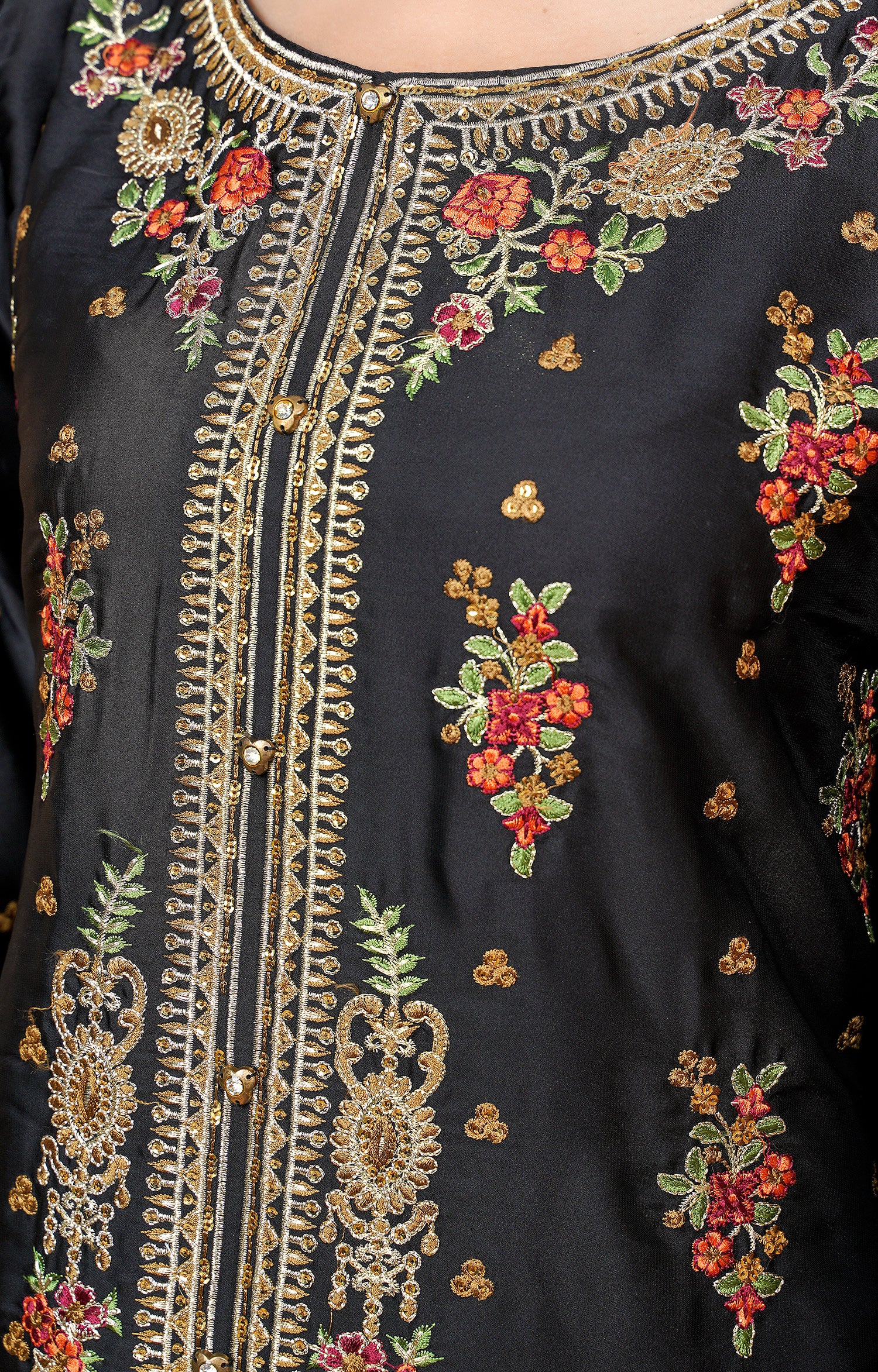 BLACK ARCH - EMBROIDERED SHIRT