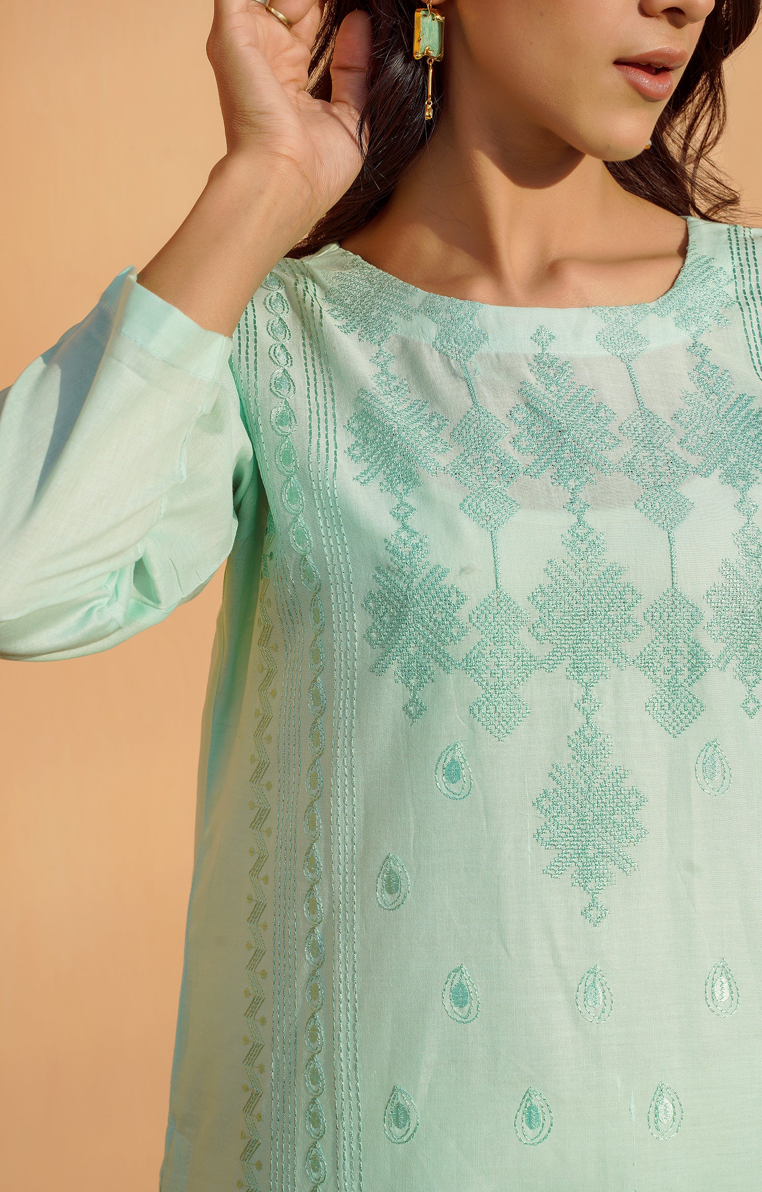 SEA MYSTERY - EMBROIDERED SHIRT