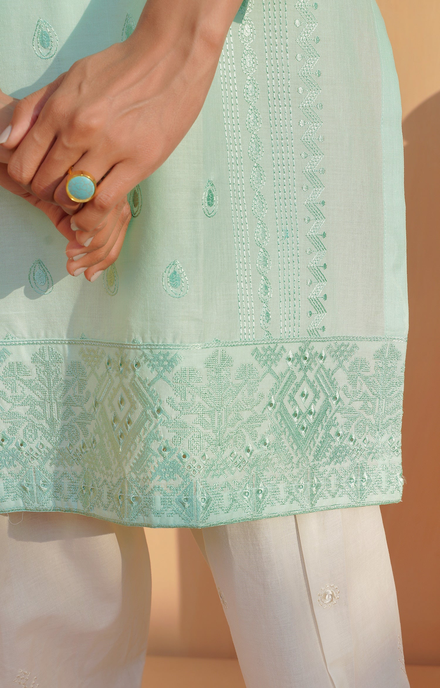 SEA MYSTERY - EMBROIDERED SHIRT