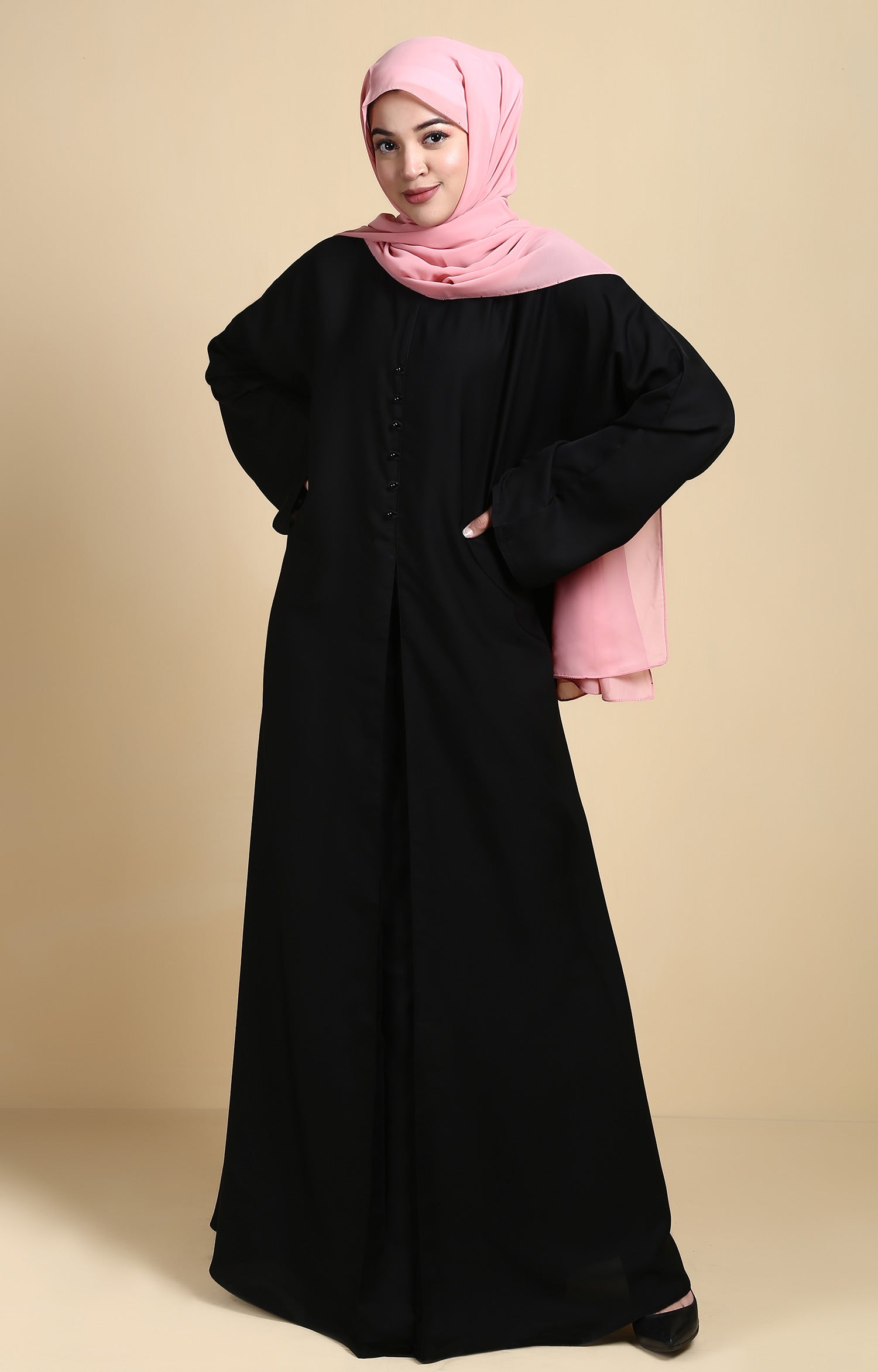 Black Swallow Abaya