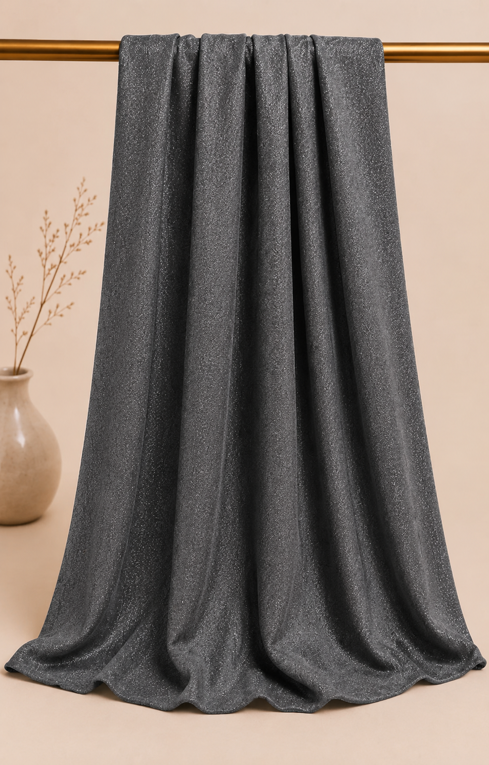 Moon Light Hijab - Grey