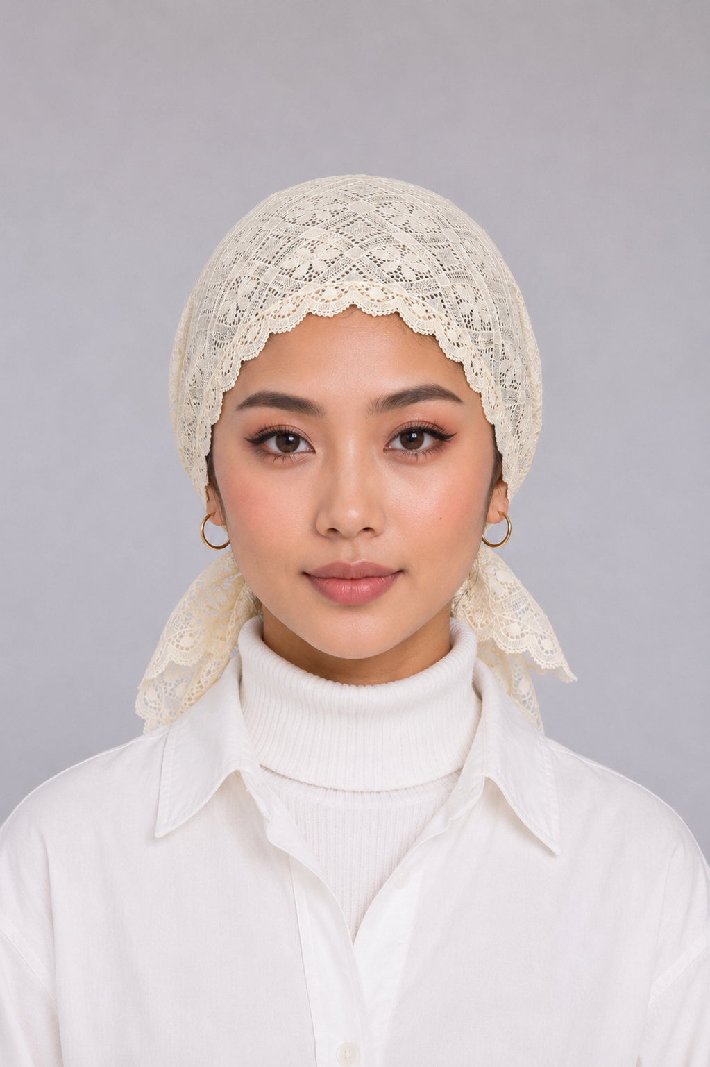 Net Underscarf - Ivory