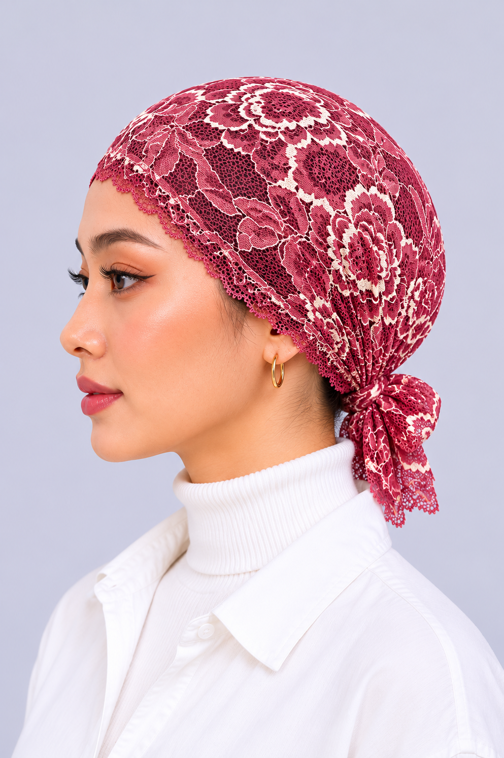 Net Underscarf - Claret