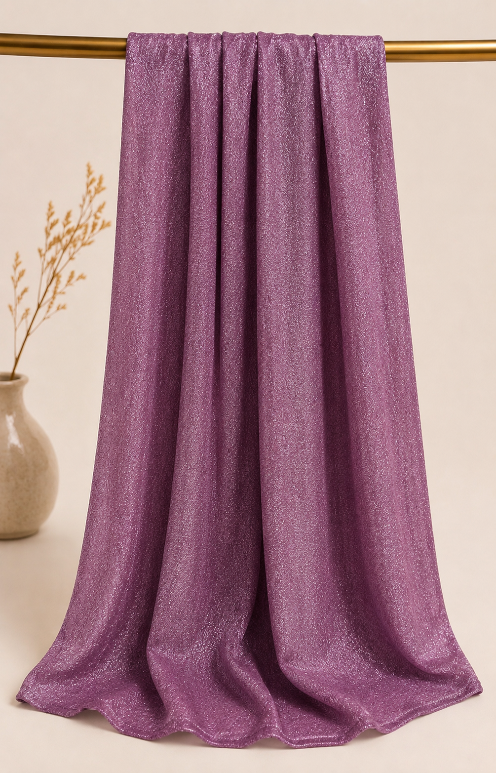 Moon Light Hijab - Dark Pink