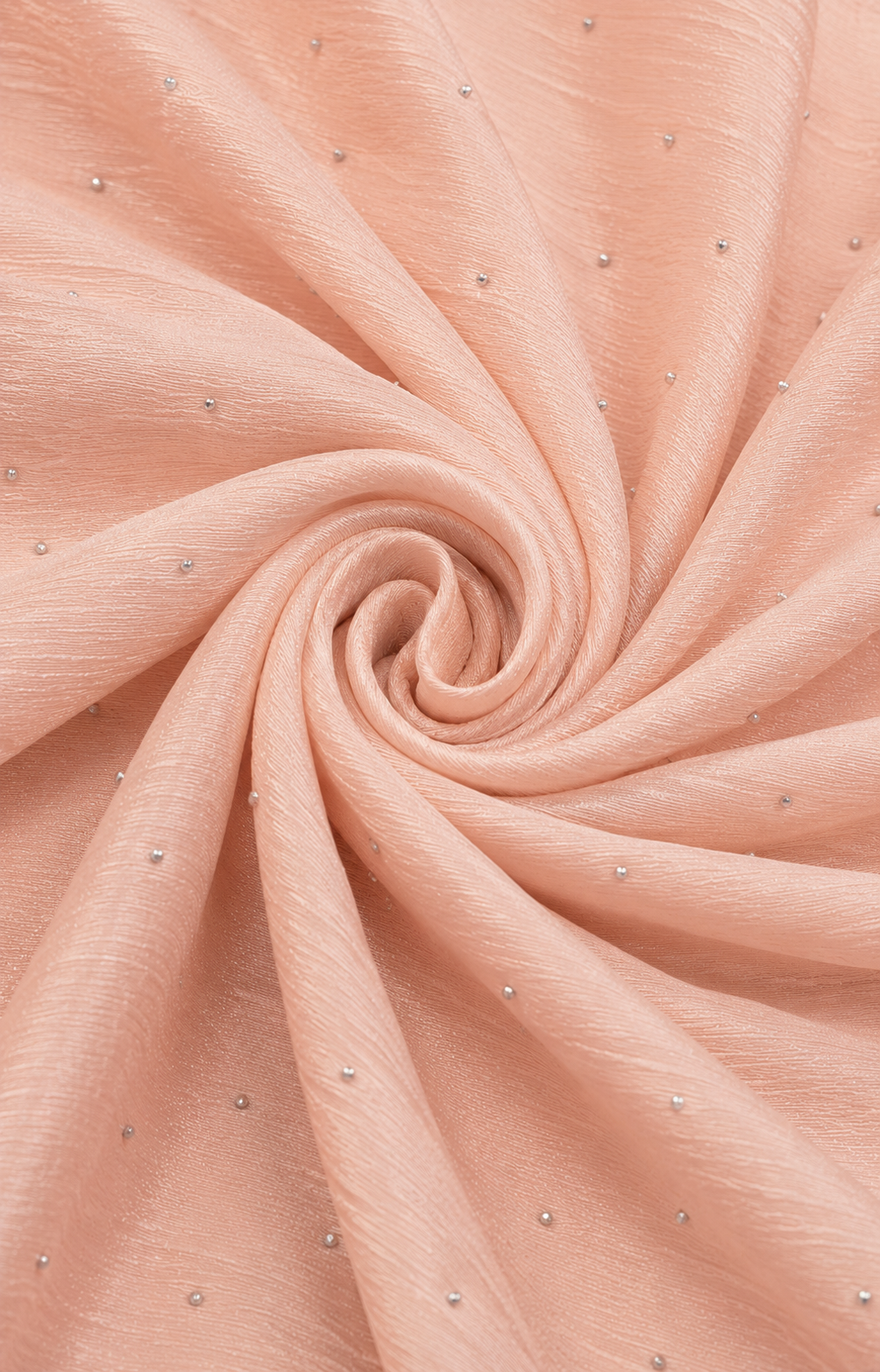 Crinkle Hijab - Peach