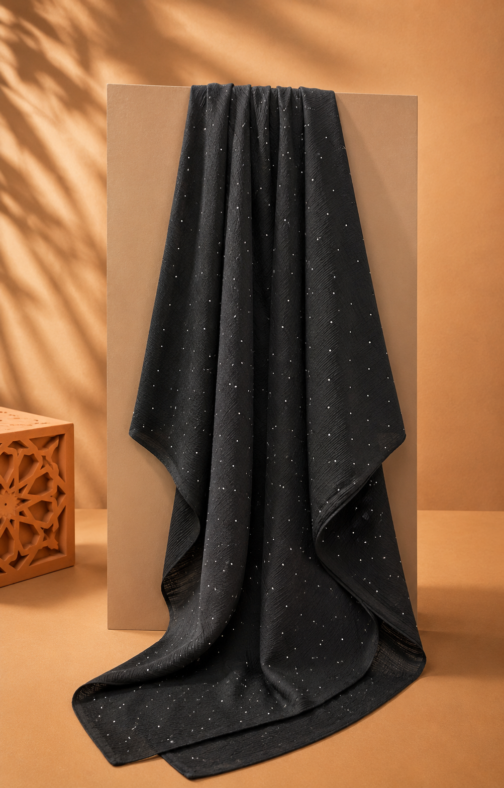 Crinkle Hijab - Black