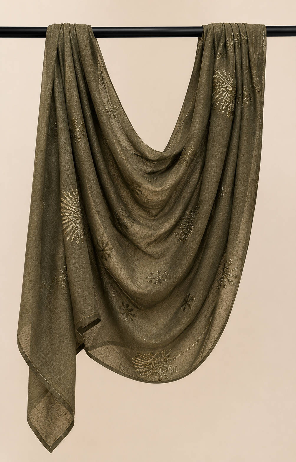 Premium Jersey Hijab - Olive Green