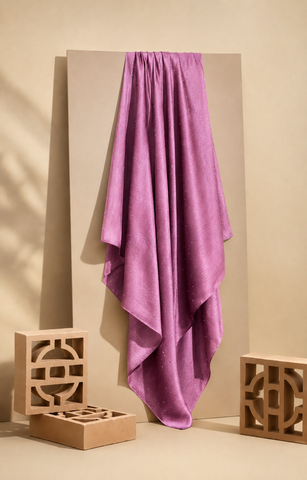 Crinkle Hijab - Purple