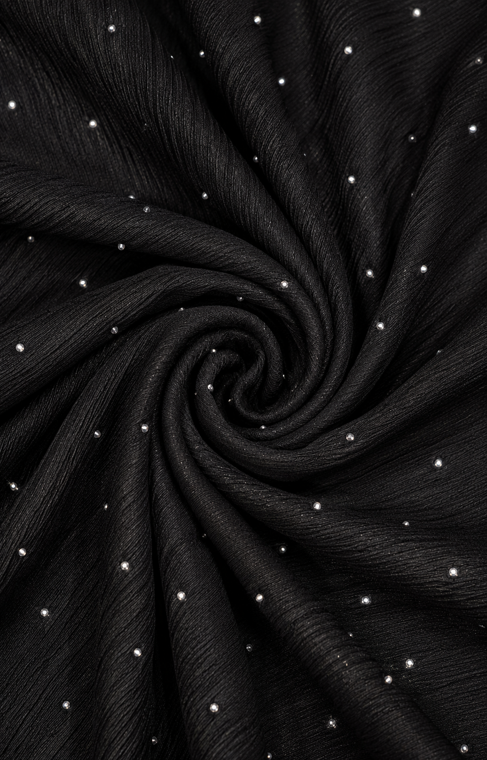 Crinkle Hijab - Black