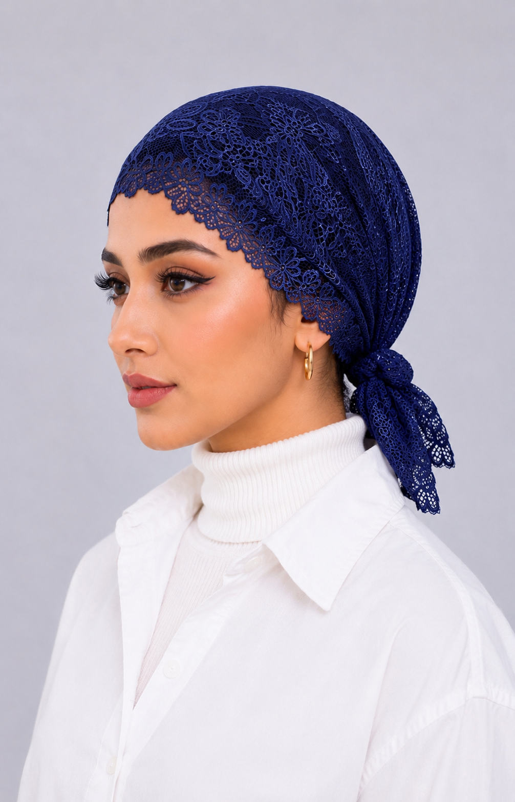 Net Underscarf - Navy