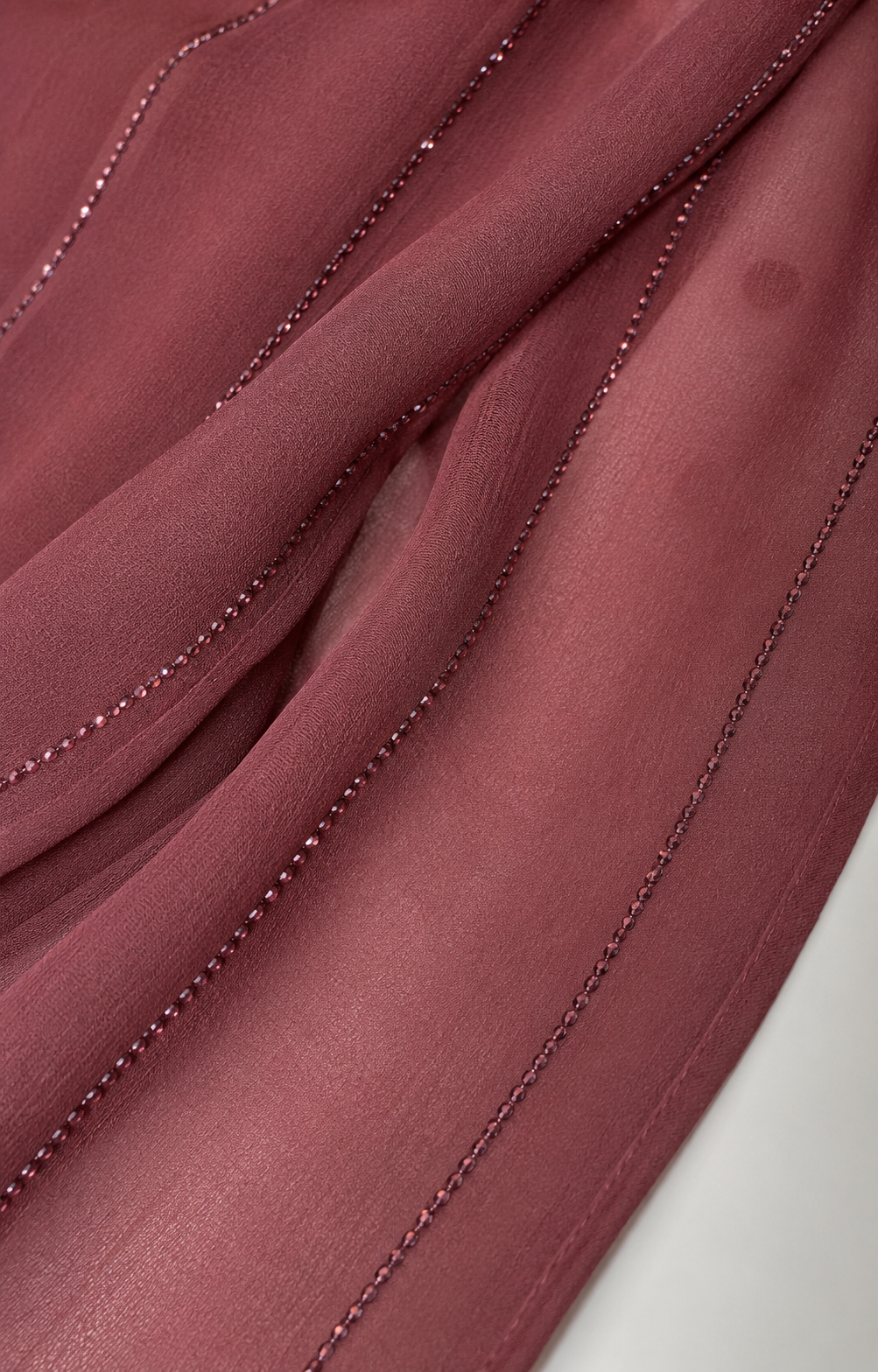 Georgette Fuchsia Scarf