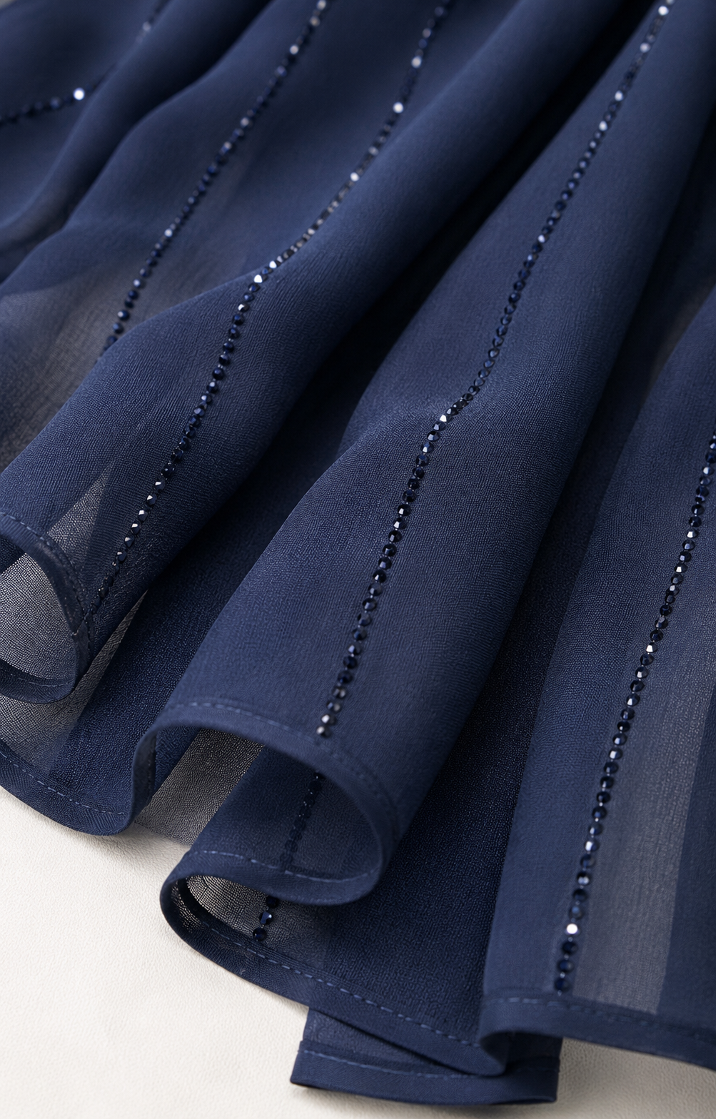 Georgette Sapphire Scarf