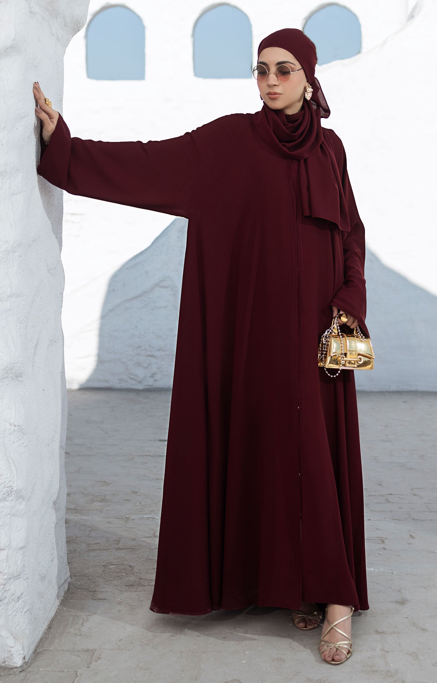 DEEP BERRY ABAYA