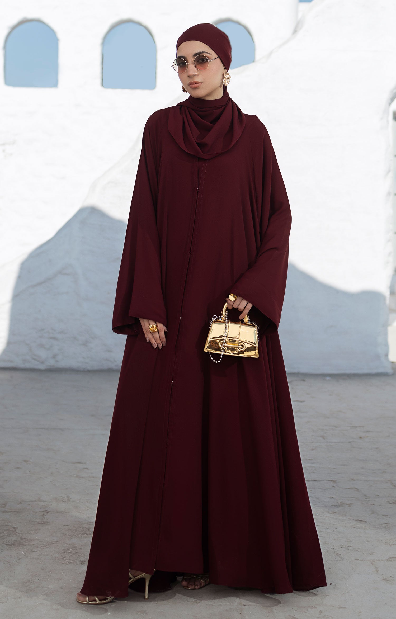 DEEP BERRY ABAYA