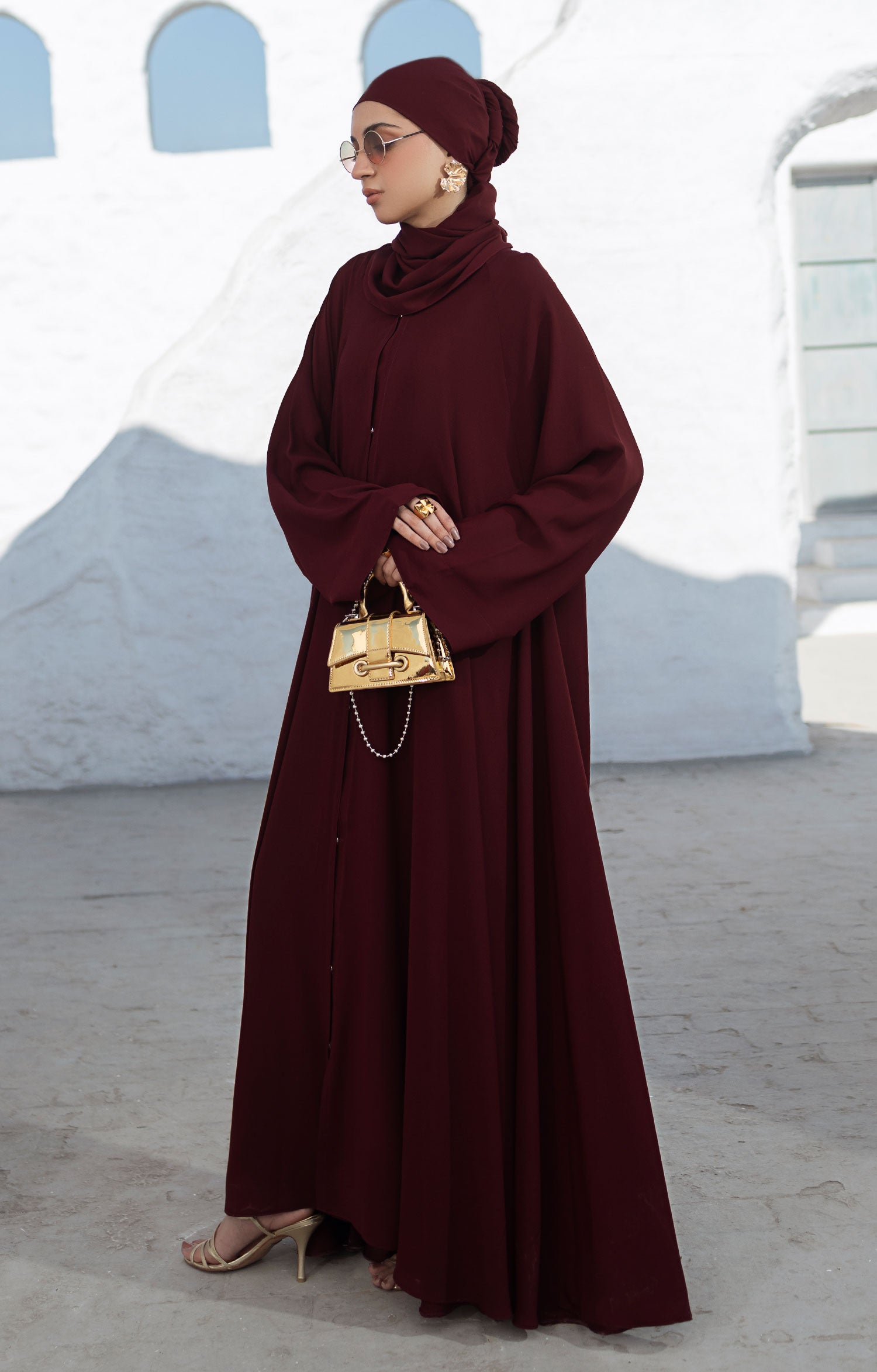 DEEP BERRY ABAYA