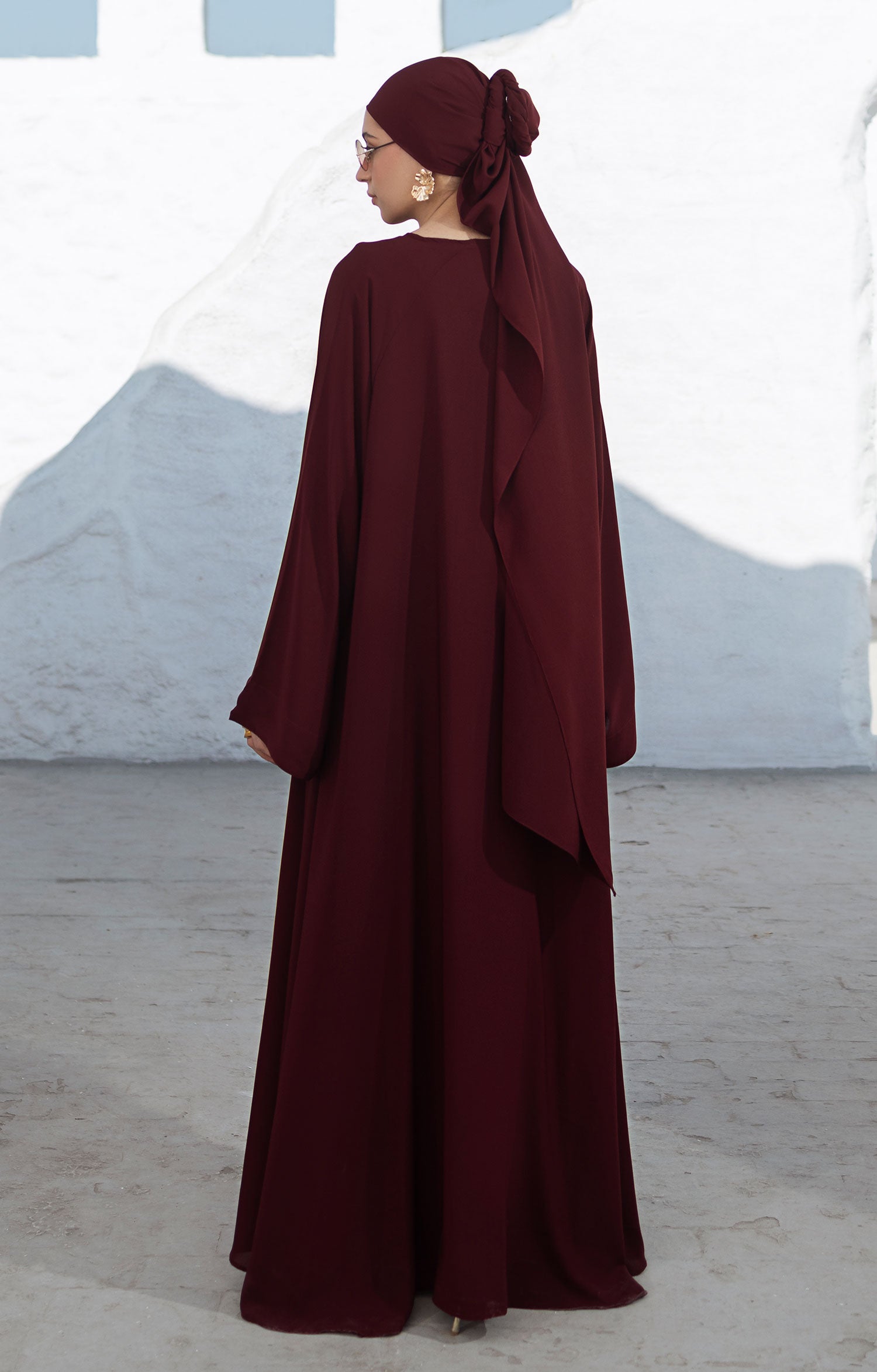 DEEP BERRY ABAYA