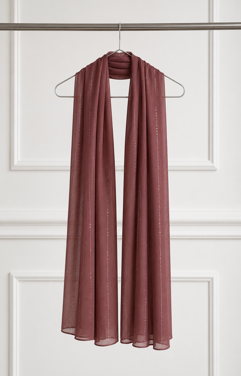 Georgette Fuchsia Scarf