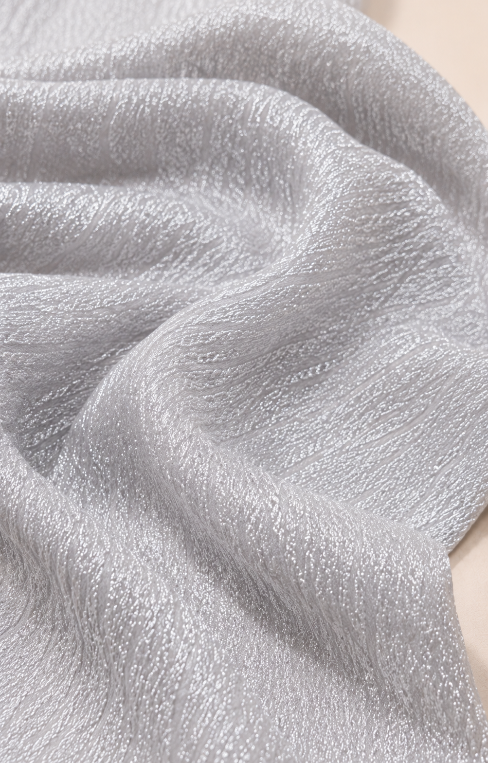 Moon Light Hijab -  Light Grey