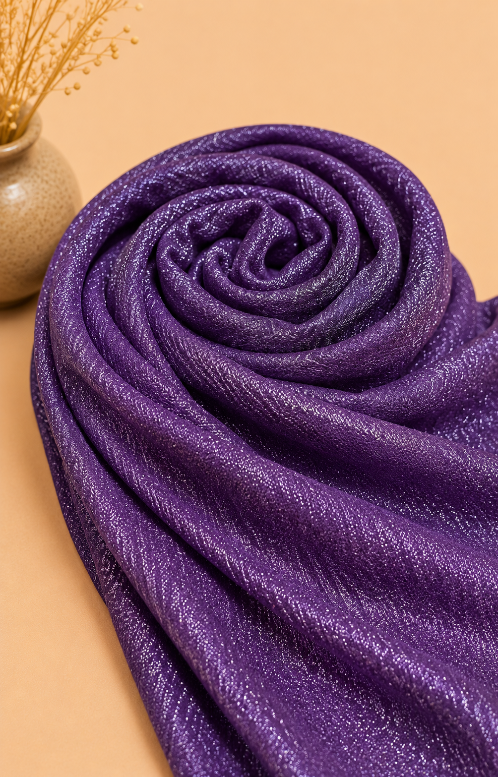 Moon Light Hijab - Dark Purple