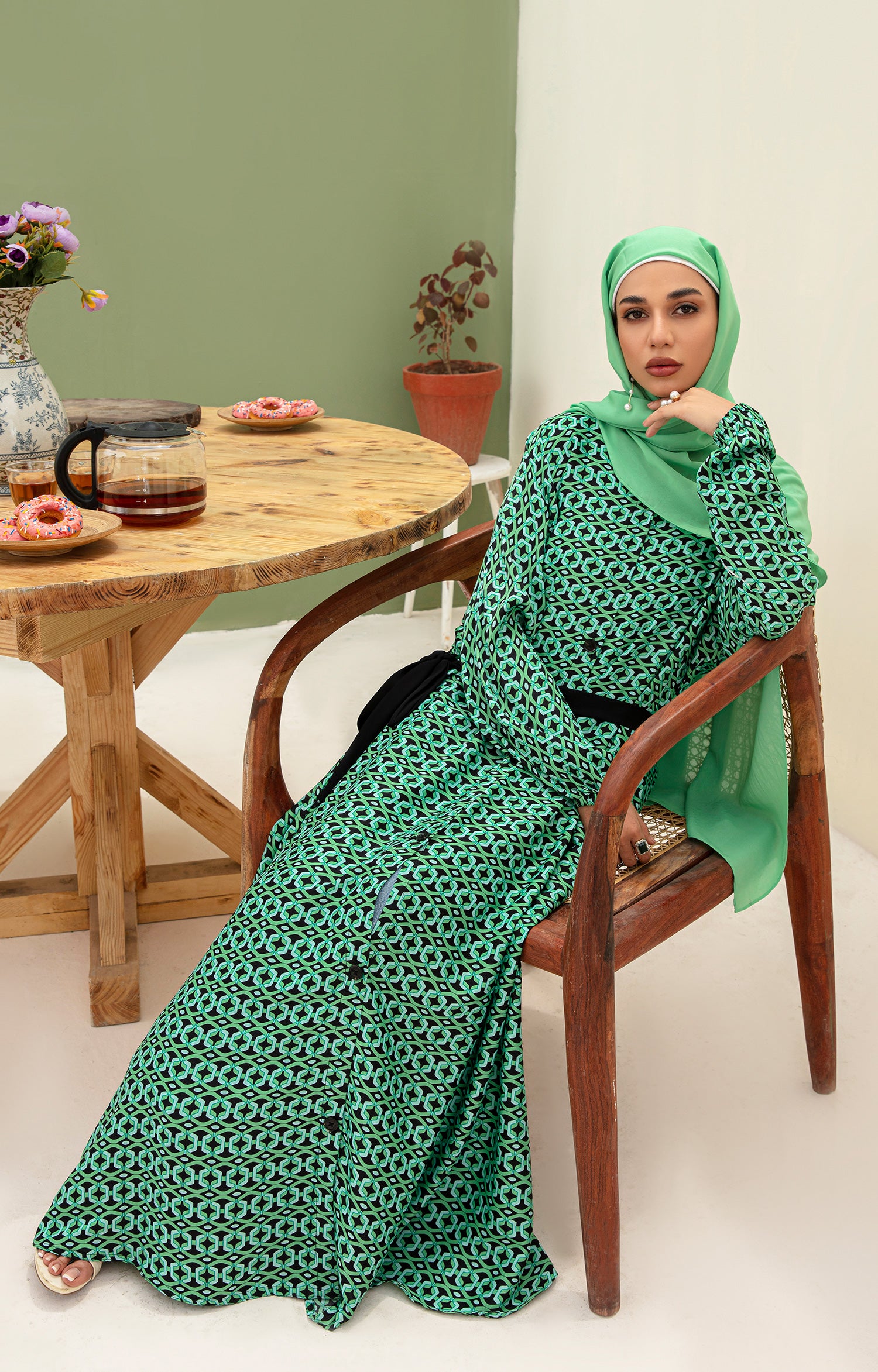 FAHA GREEN MODEST WEAR