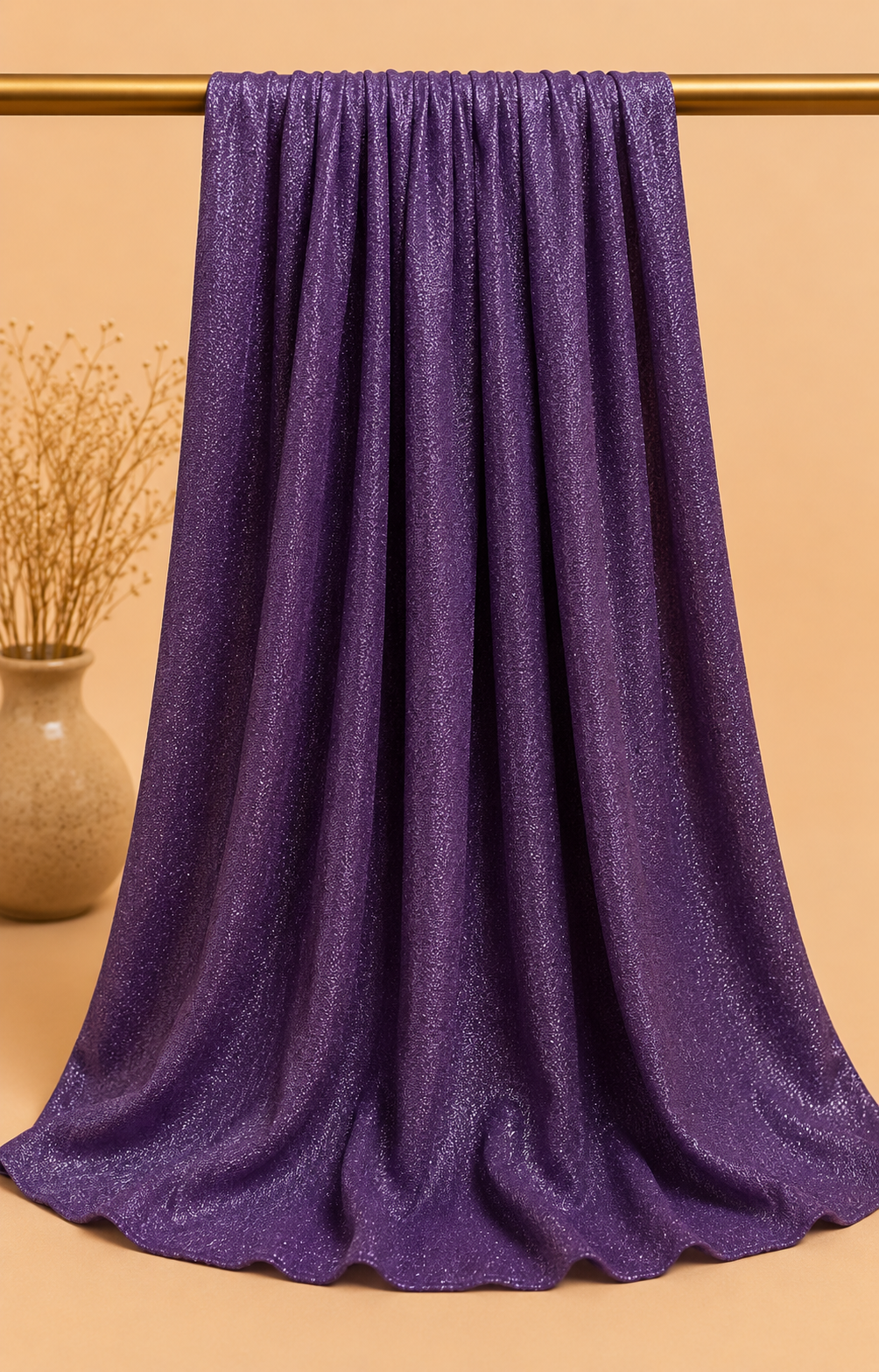 Moon Light Hijab - Dark Purple