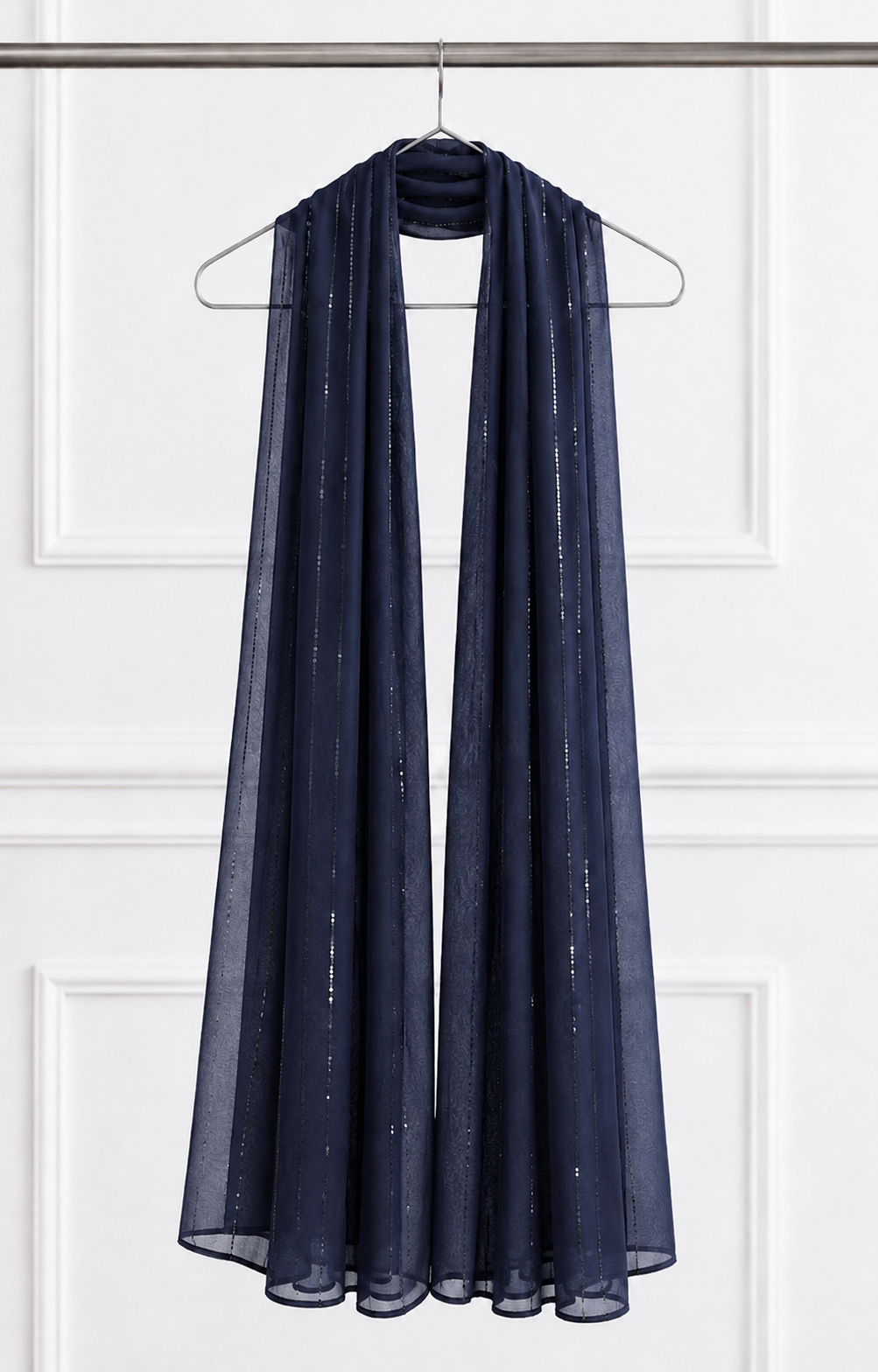Georgette Sapphire Scarf