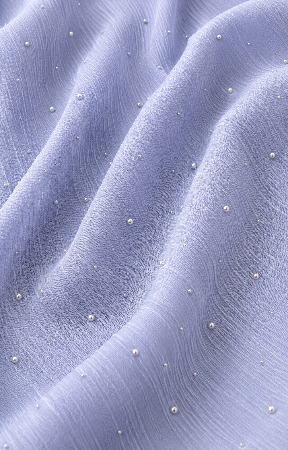 Crinkle Hijab - Blue