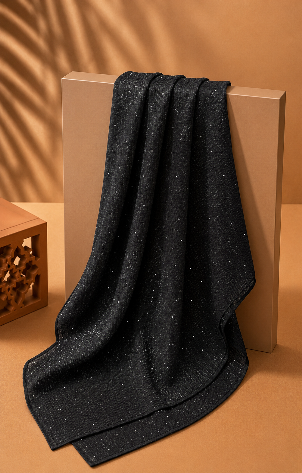 Crinkle Hijab - Black