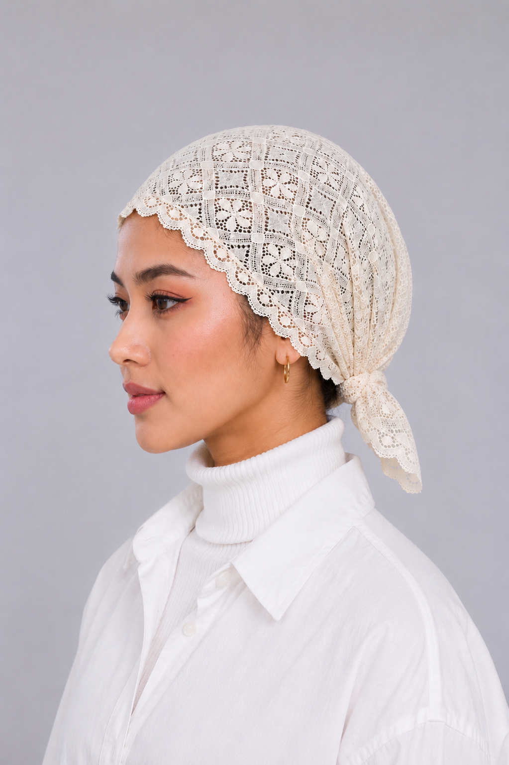 Net Underscarf - Ivory